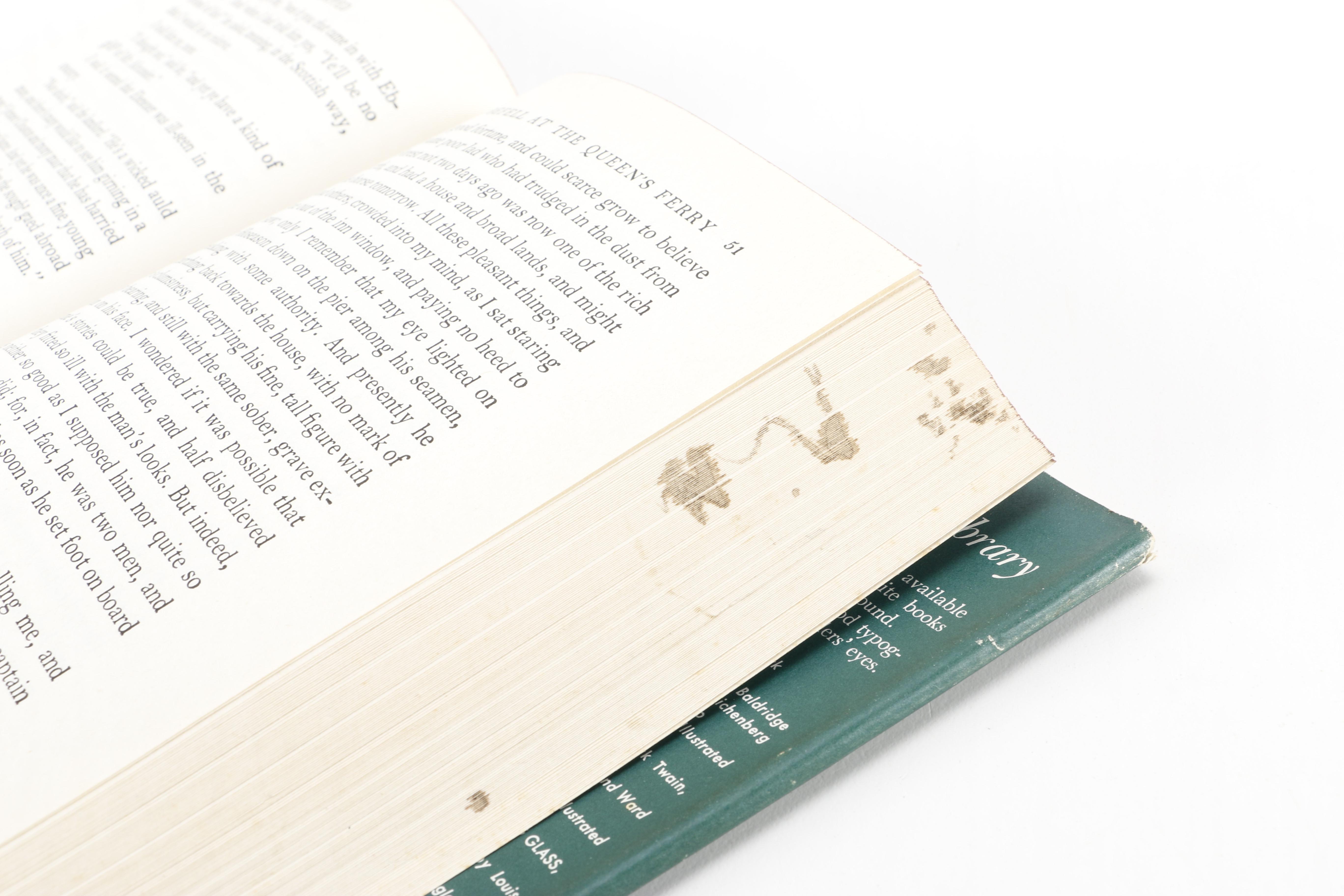 Collection of Children's Adventure Books including "Kidnapped" by Robert Louis Stevenson