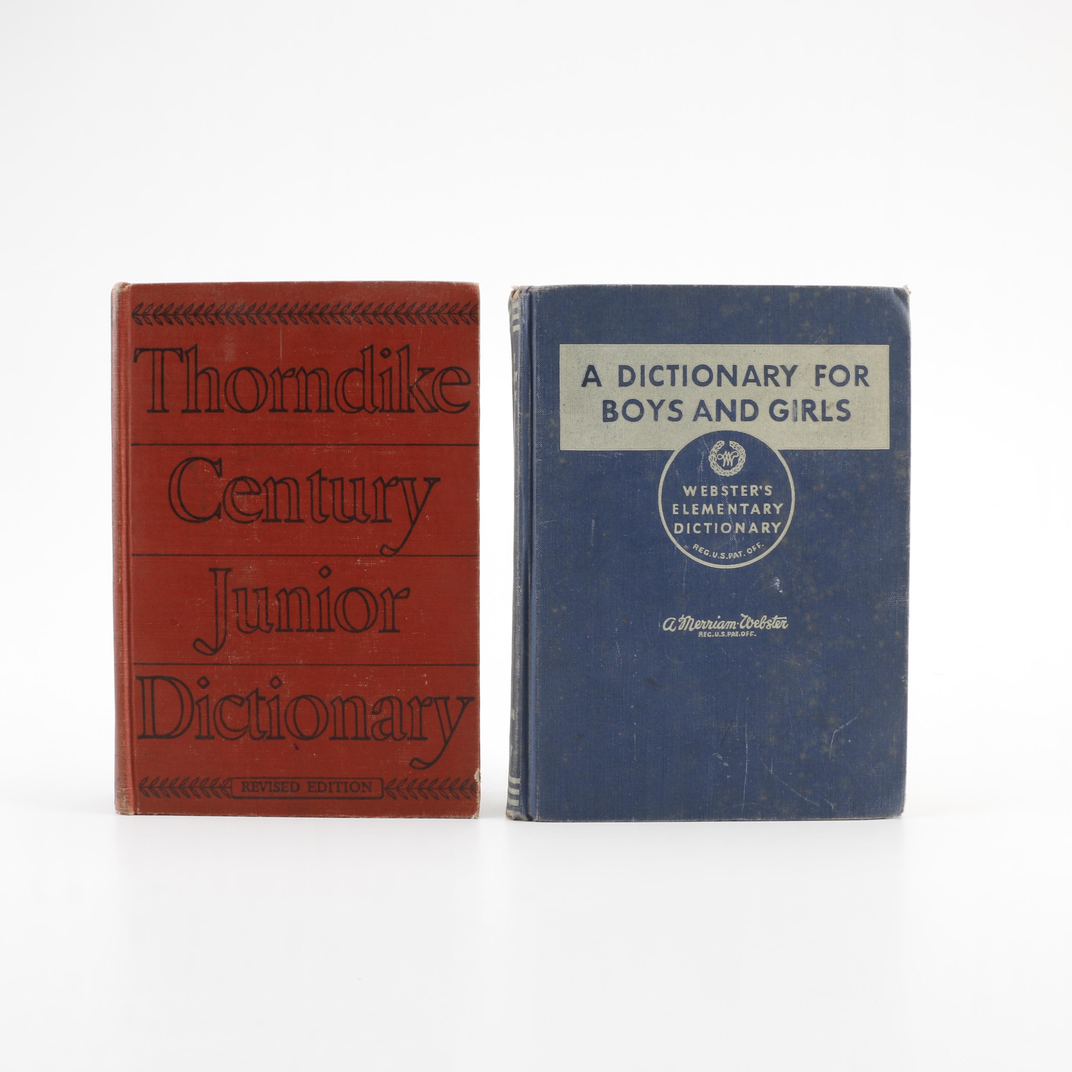 Pair of Children's Dictionaries