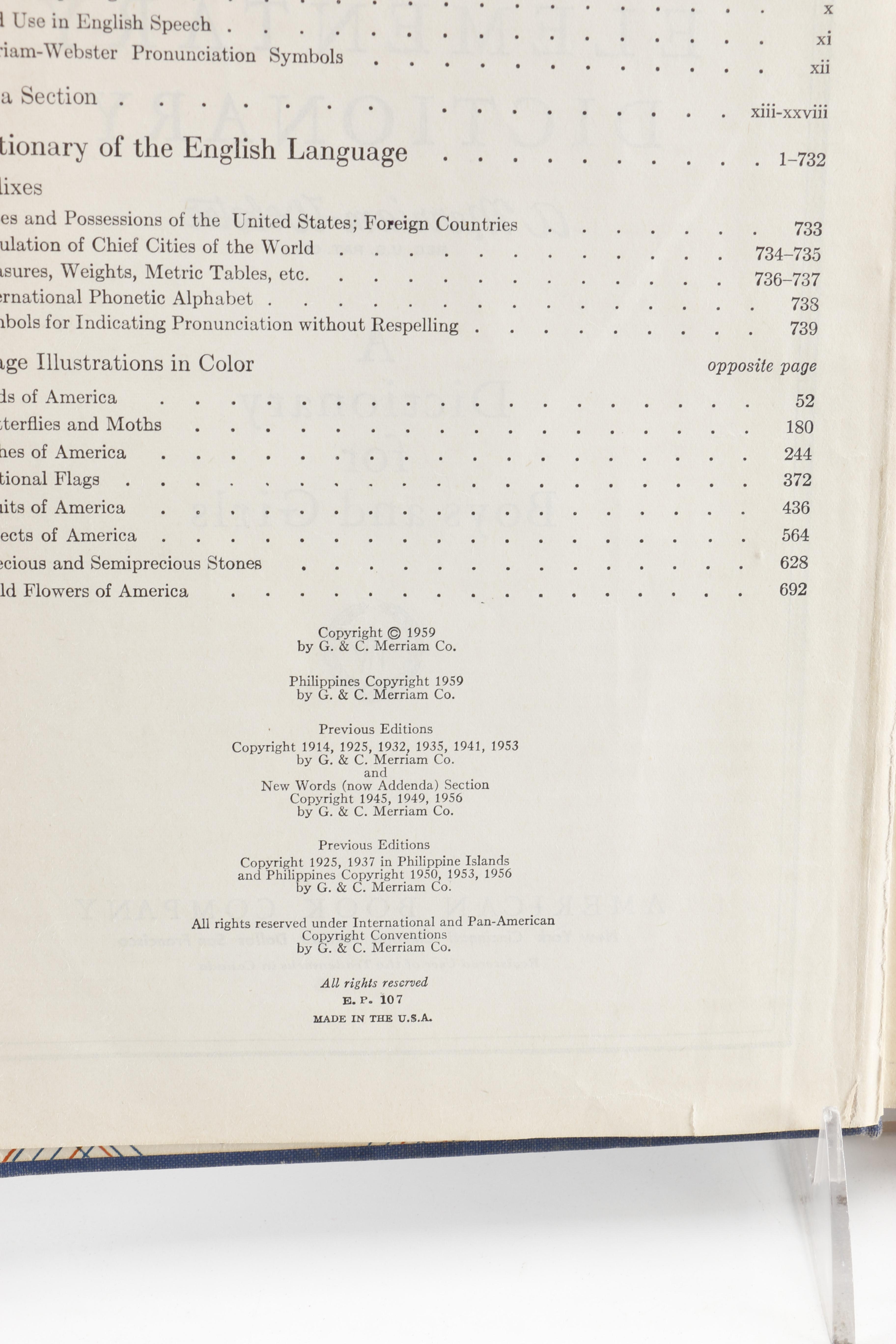 Pair of Children's Dictionaries