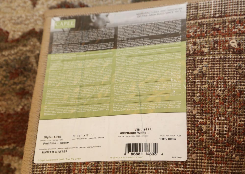 Capel "Portfolio Gesso" Isfahan Style Area Rug