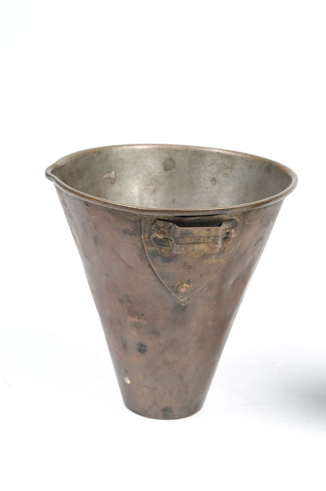 Antique Copper Pan with Tin Insert