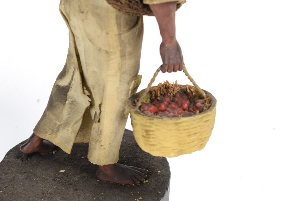Spanish Colonial Wax Figure of Farmer