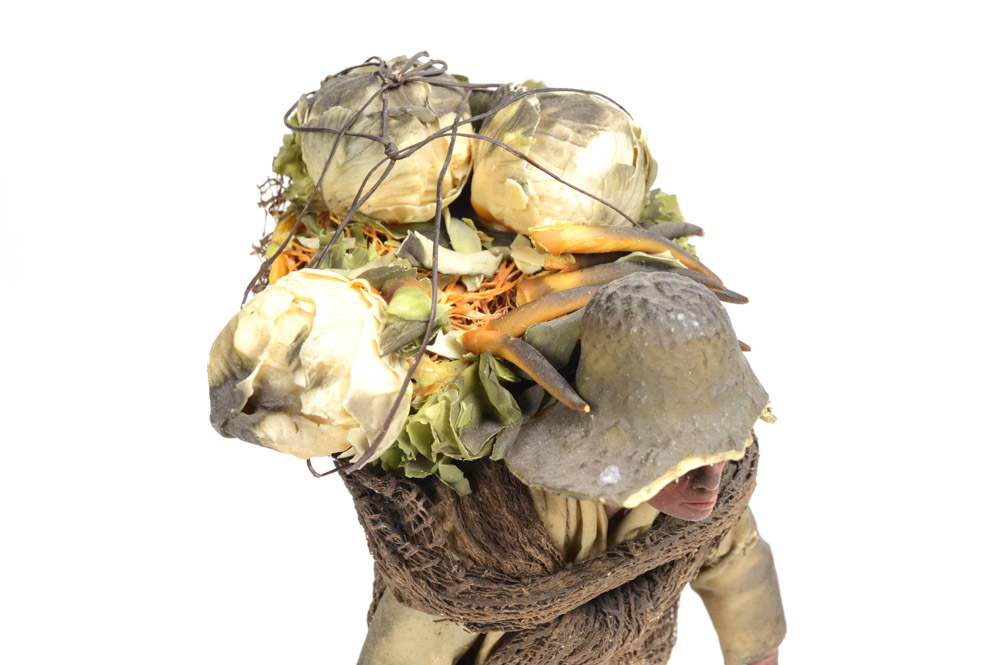 Spanish Colonial Wax Figure of Farmer