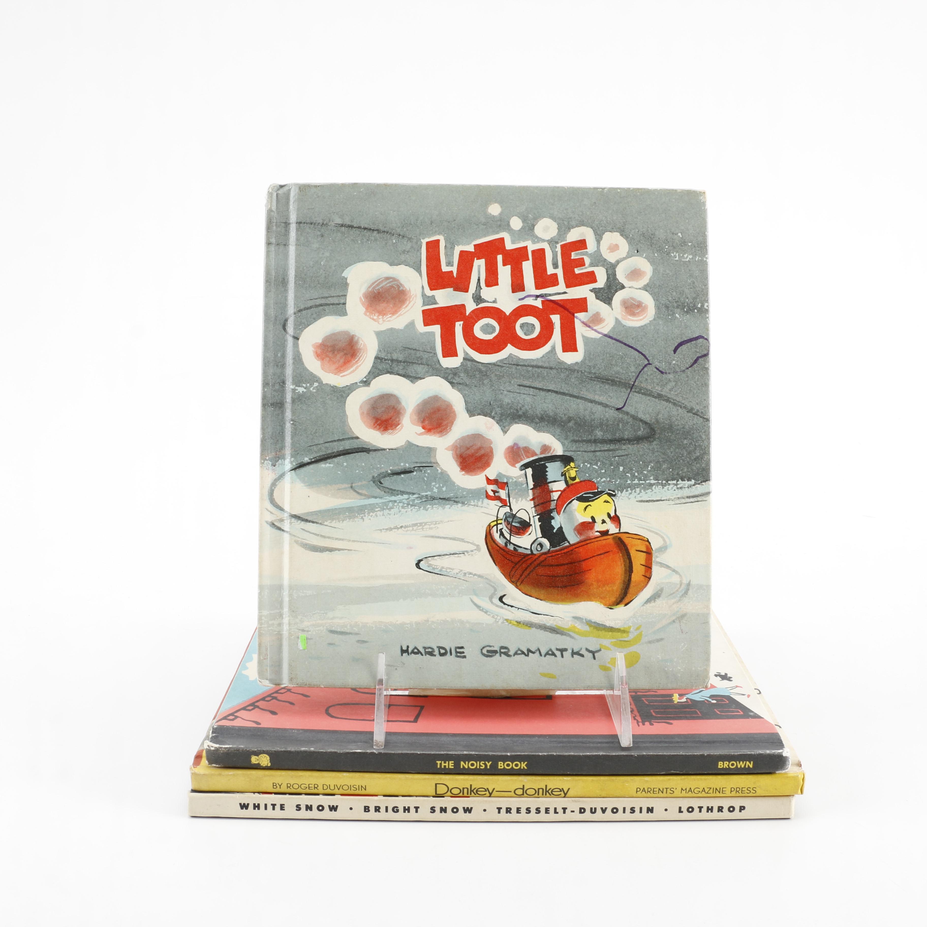 Vintage Children's Books Including 1939 "Little Toot"