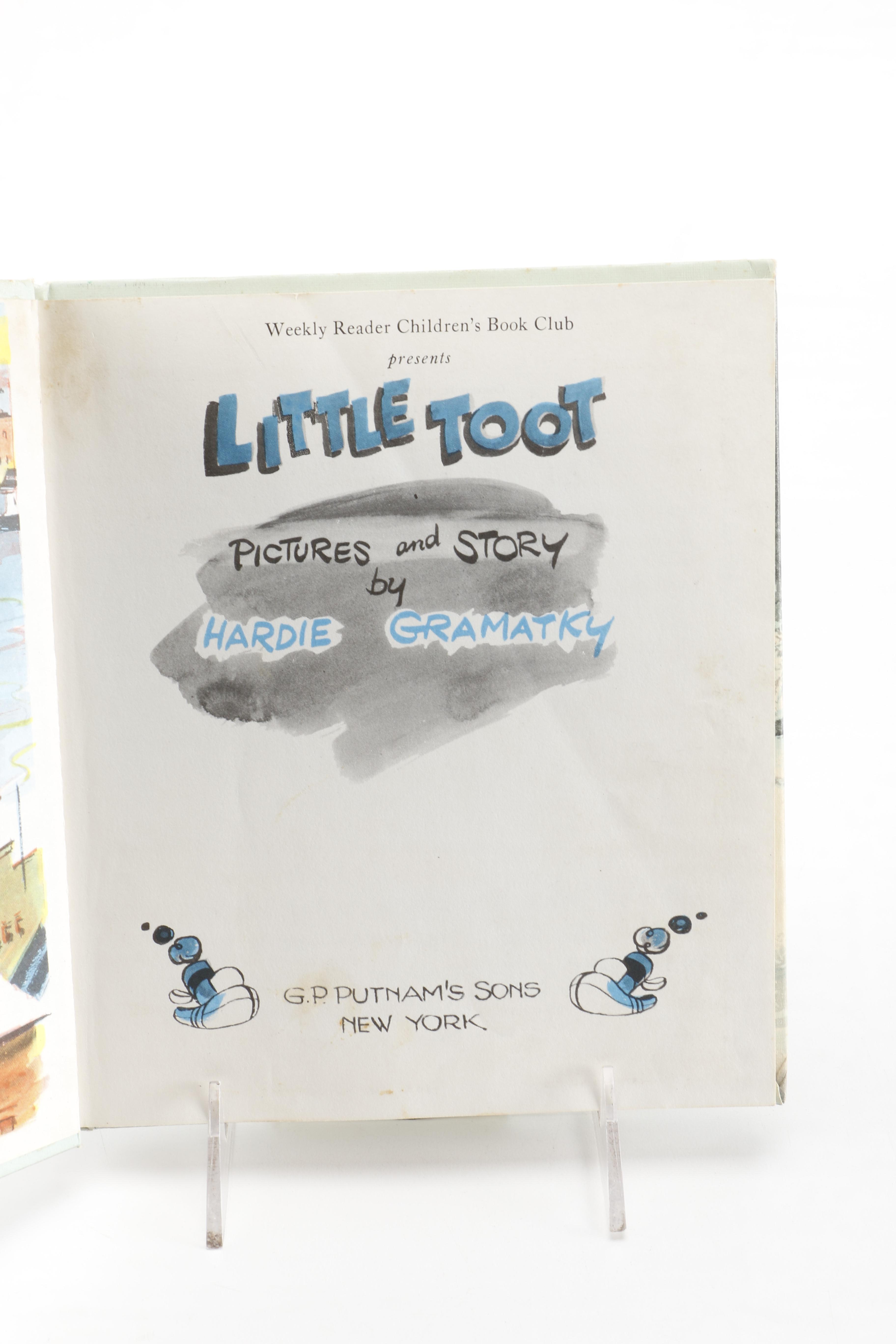 Vintage Children's Books Including 1939 "Little Toot"