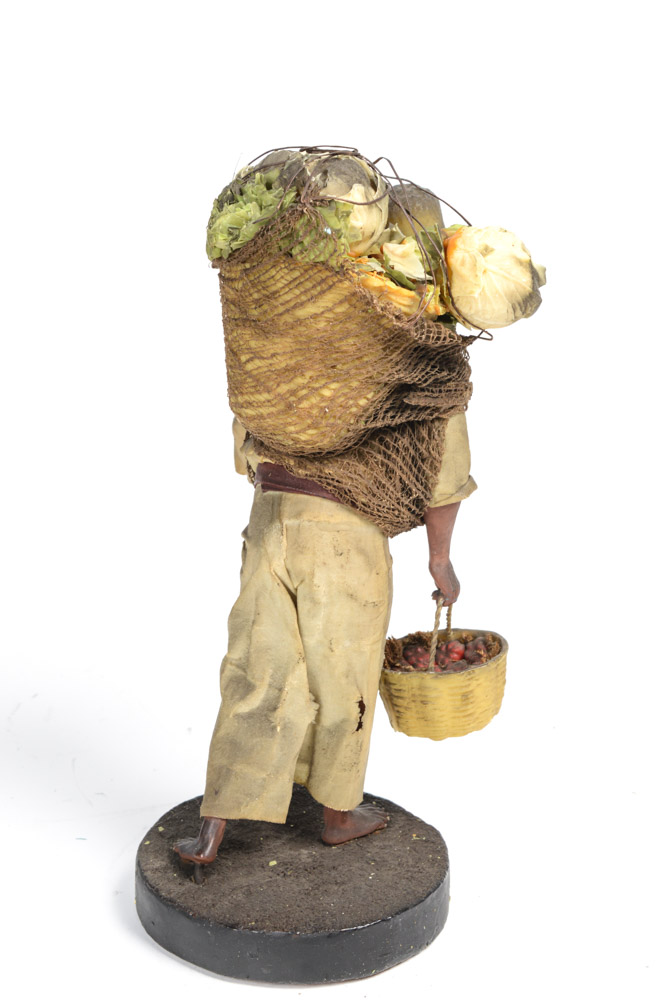 Spanish Colonial Wax Figure of Farmer