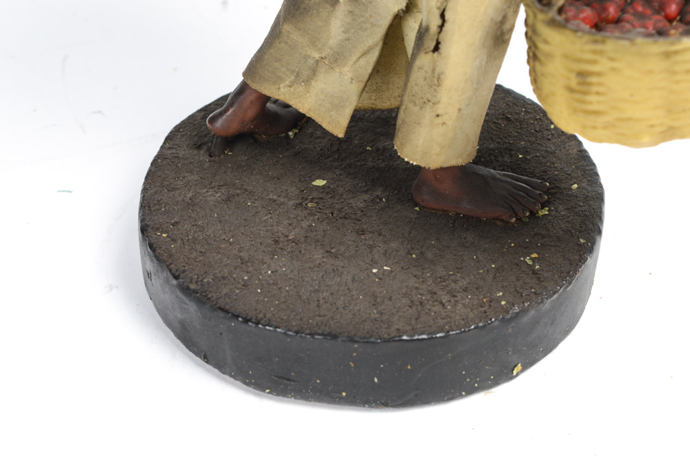 Spanish Colonial Wax Figure of Farmer