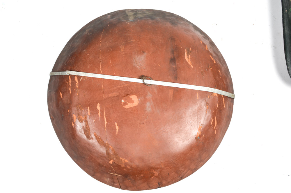 Antique Spanish Colonial Painted Wooden Platters