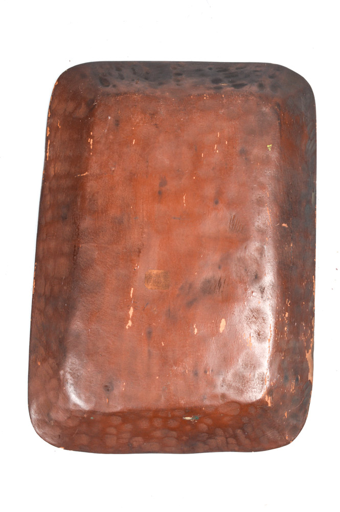 Antique Spanish Colonial Painted Wooden Platters