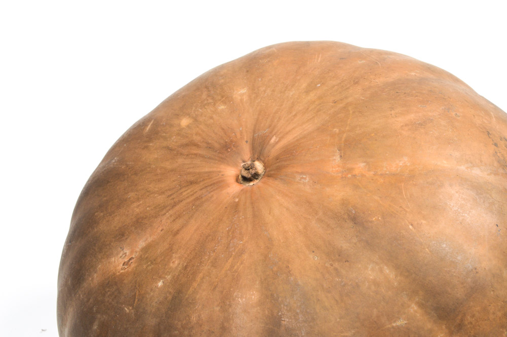 Antique Asian Melon and Bamboo Farmer's Hat