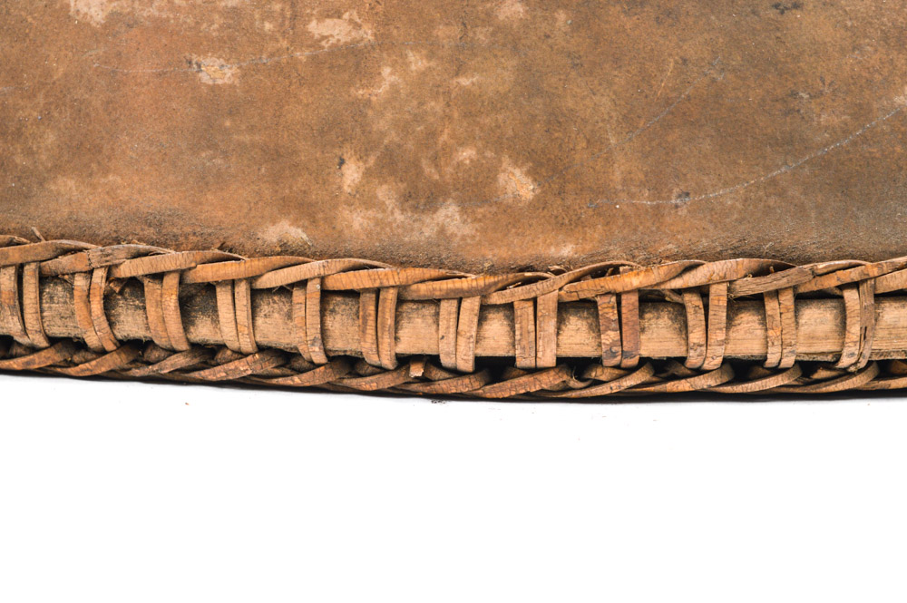 Antique Asian Melon and Bamboo Farmer's Hat