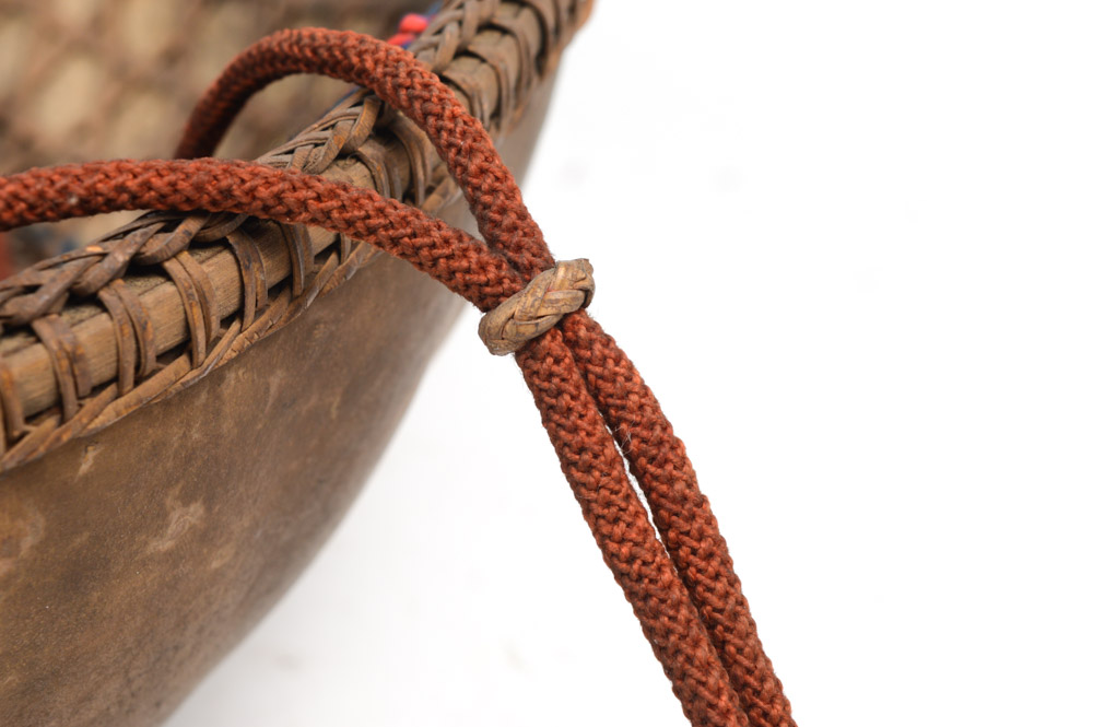 Antique Asian Melon and Bamboo Farmer's Hat