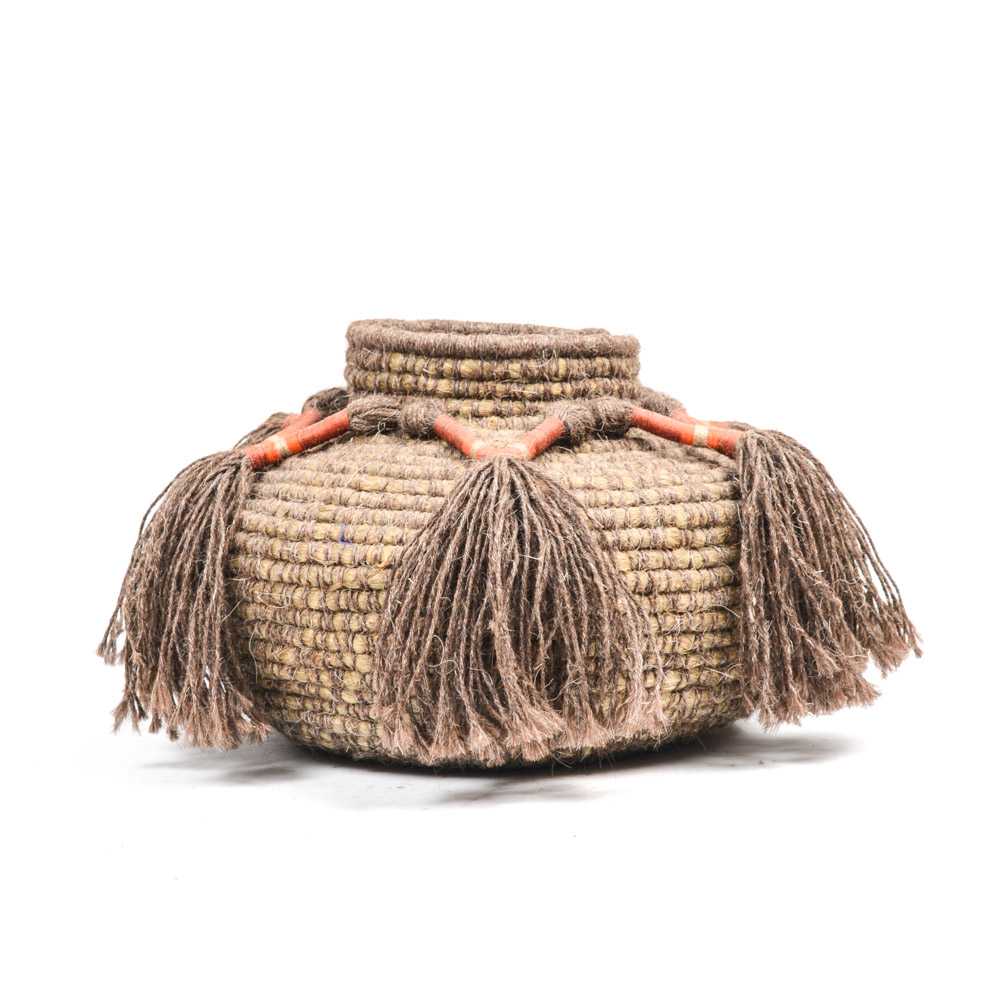 Handwoven Star Basket