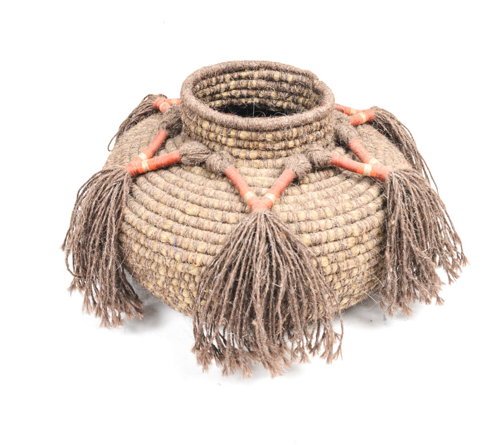 Handwoven Star Basket