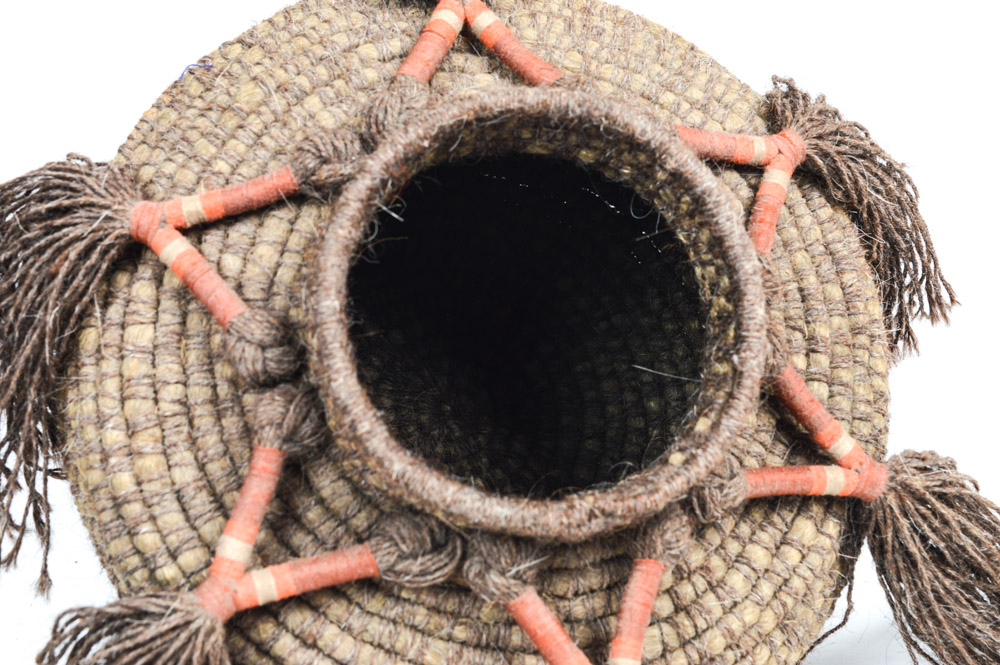 Handwoven Star Basket