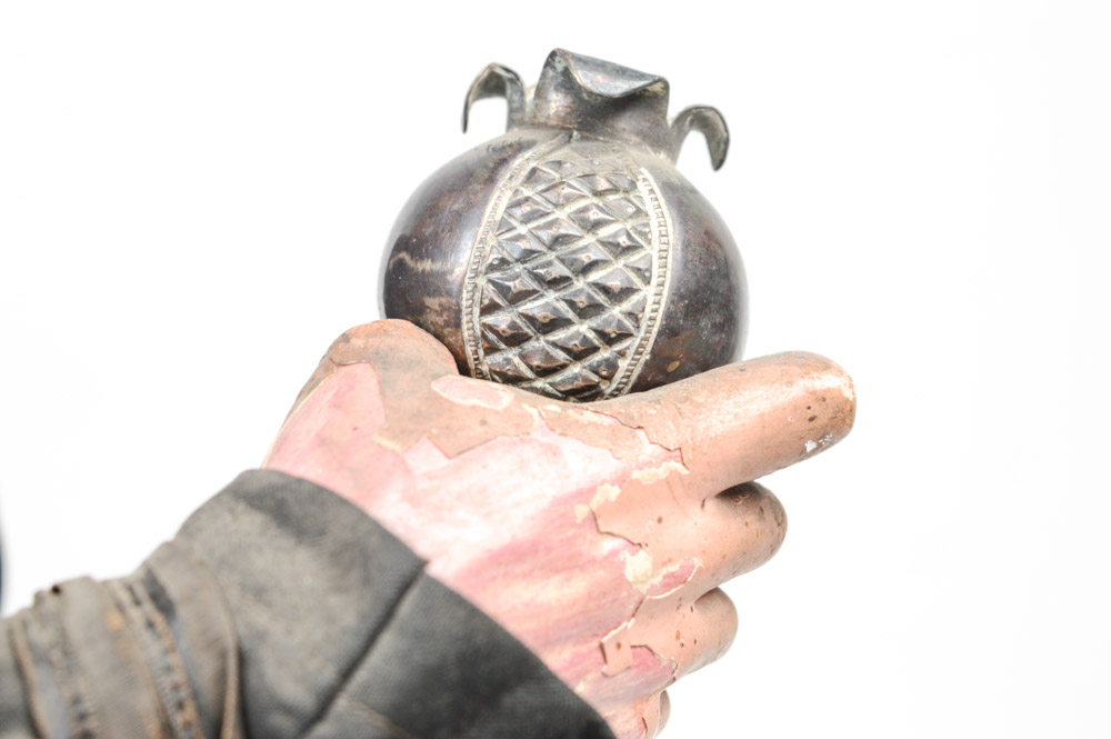 Fine 19th Century Santos of San Jacinto, in a Neo-Gothic Case