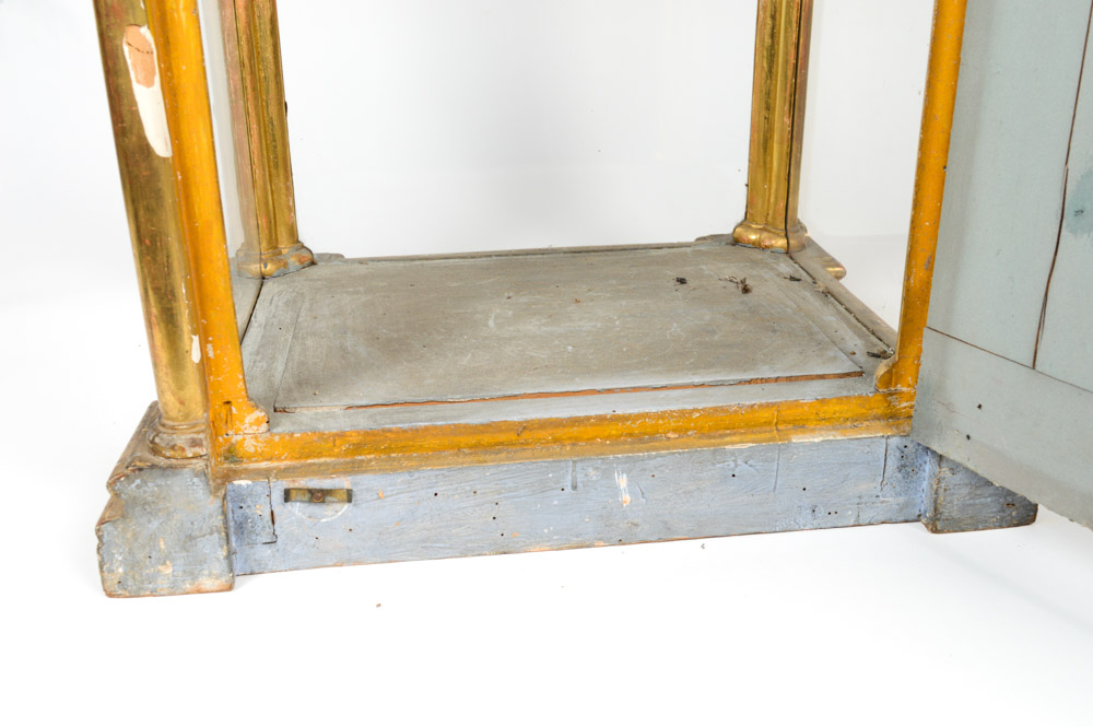 Fine 19th Century Santos of San Jacinto, in a Neo-Gothic Case