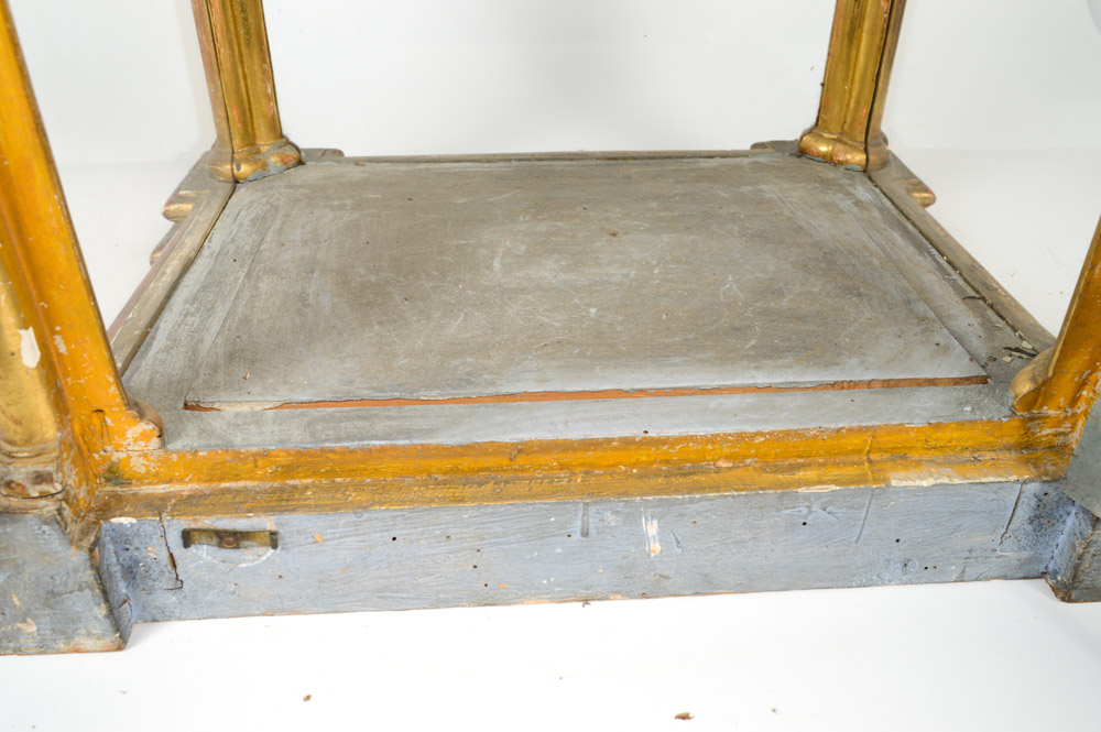 Fine 19th Century Santos of San Jacinto, in a Neo-Gothic Case