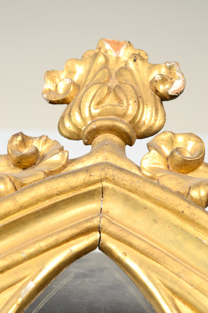 Fine 19th Century Santos of San Jacinto, in a Neo-Gothic Case