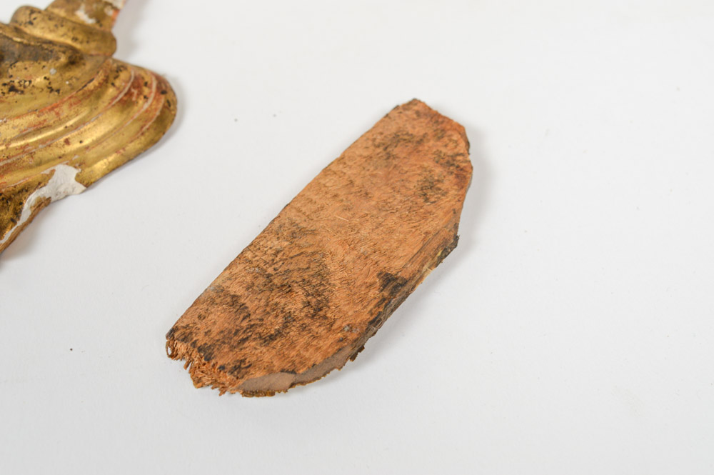 Fine 19th Century Santos of San Jacinto, in a Neo-Gothic Case