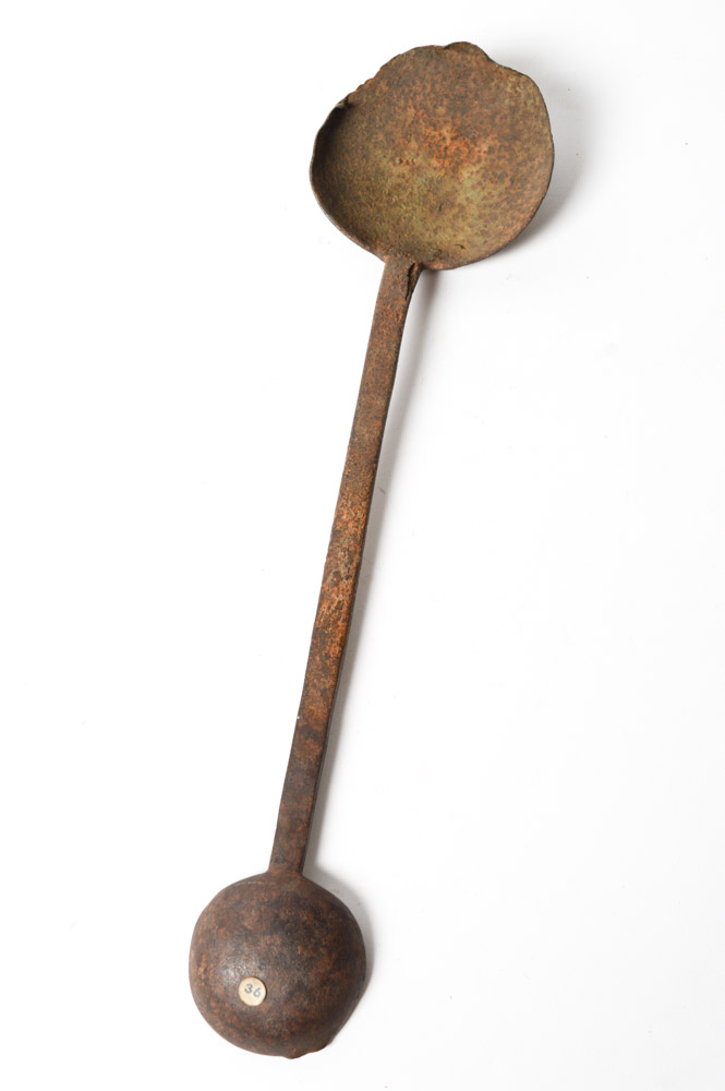 Five Antique Hand Wrought Spoons