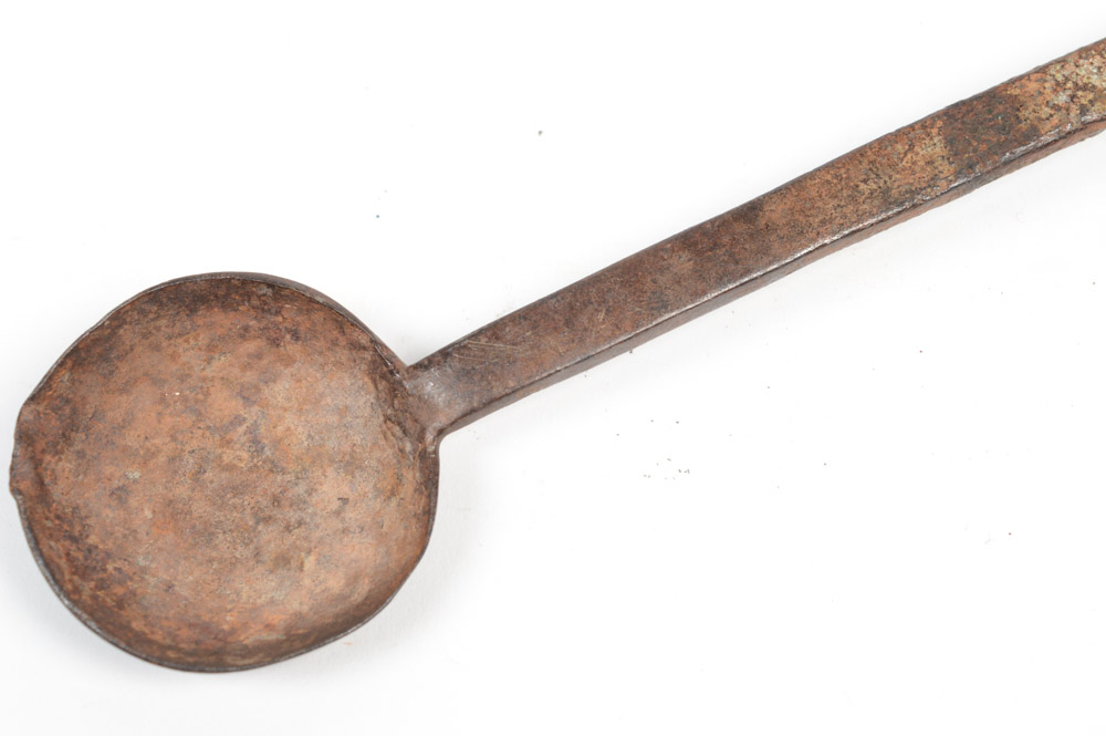 Five Antique Hand Wrought Spoons