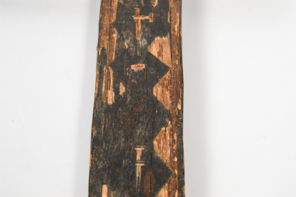 Antique Spanish Colonial Cross with Straw Inlay