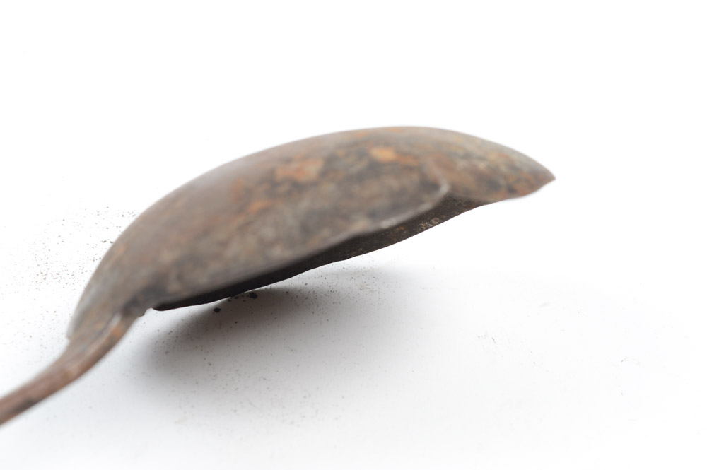 Five Antique Hand Wrought Spoons