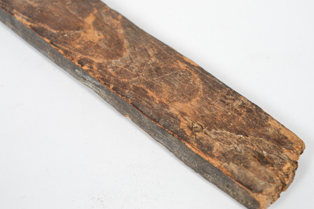 Antique Spanish Colonial Cross with Straw Inlay