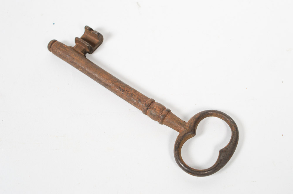 Five Antique Metal Skeleton Keys