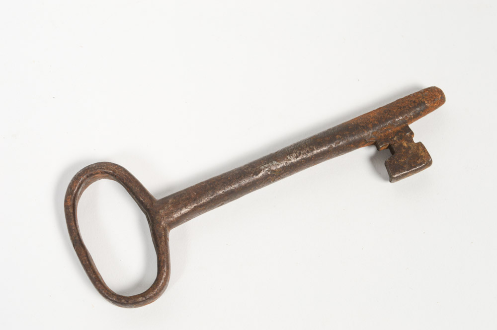 Six Antique Metal Skeleton Keys