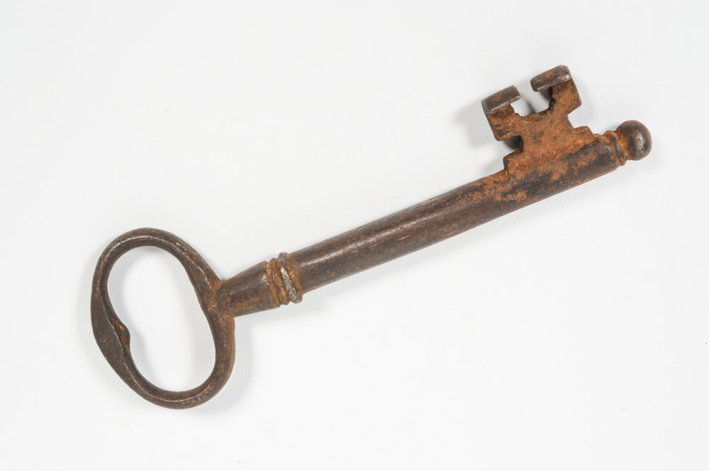 Six Antique Metal Skeleton Keys