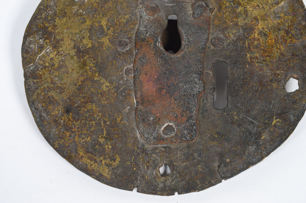 Antique Brass Door Knocker and Forged Lock