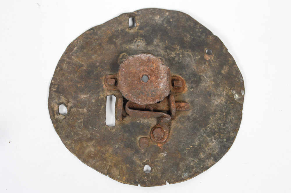 Antique Brass Door Knocker and Forged Lock