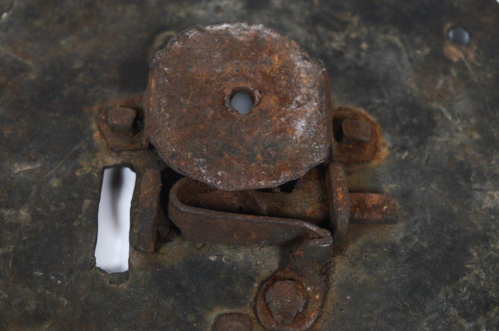 Antique Brass Door Knocker and Forged Lock