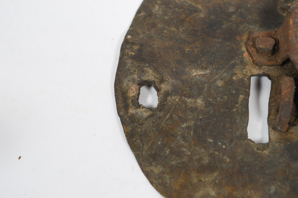 Antique Brass Door Knocker and Forged Lock