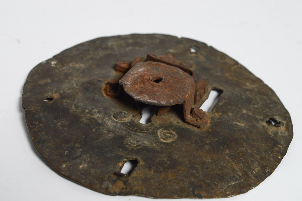 Antique Brass Door Knocker and Forged Lock