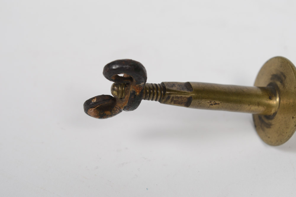 Antique Brass Door Knocker and Forged Lock