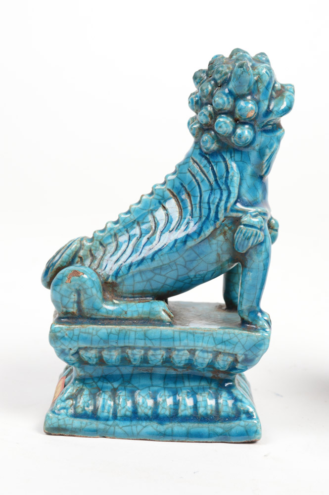 Chinese 19th Century Guardian Lion Figures
