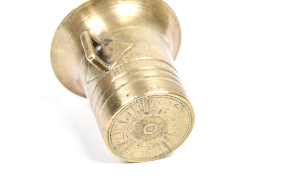 Antique Brass Mortar and Pestle