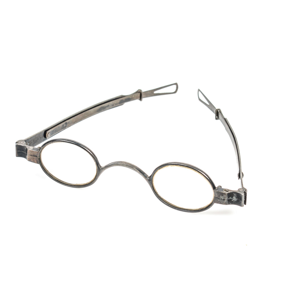 Antique James Peters Coin Silver Eyeglasses