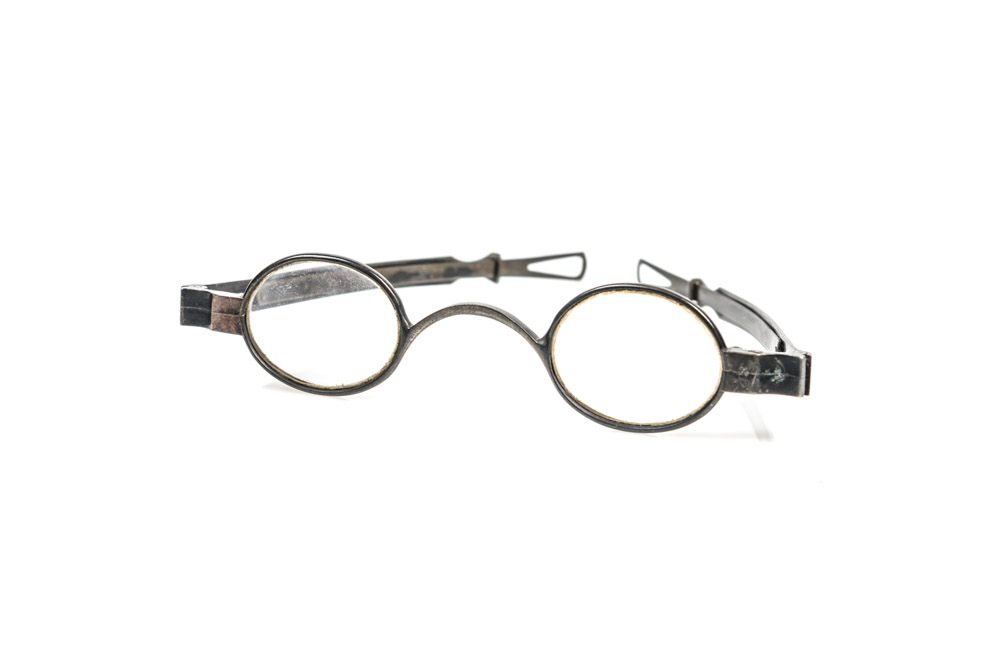 Antique James Peters Coin Silver Eyeglasses