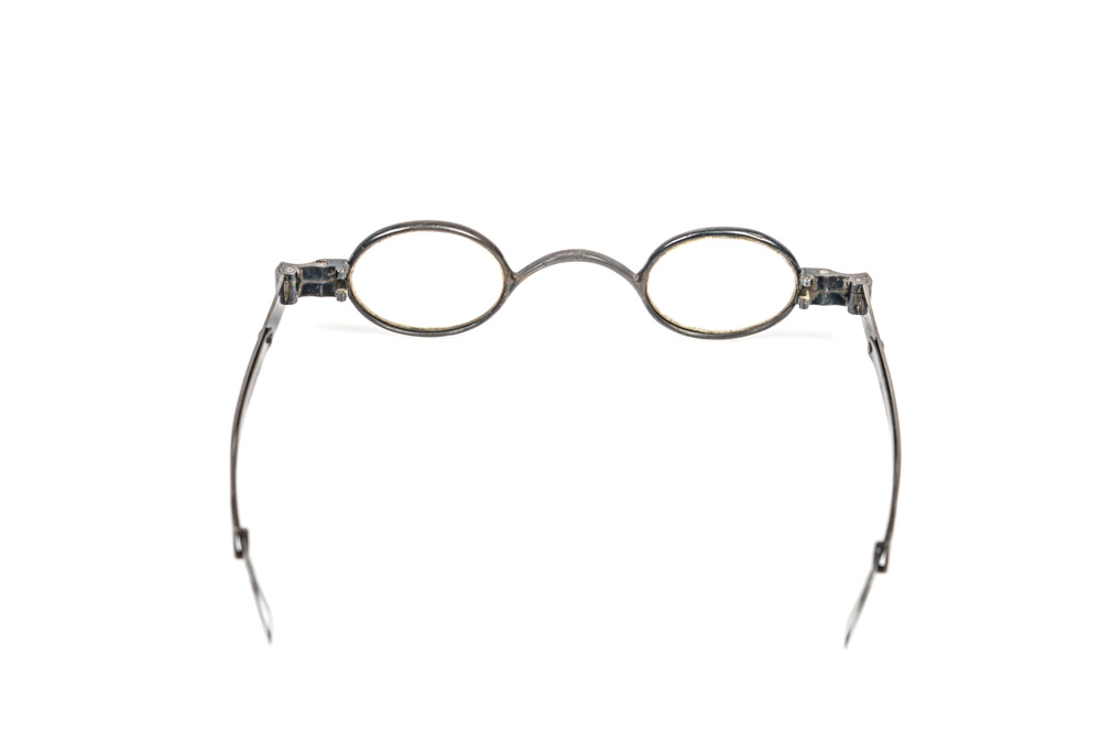 Antique James Peters Coin Silver Eyeglasses