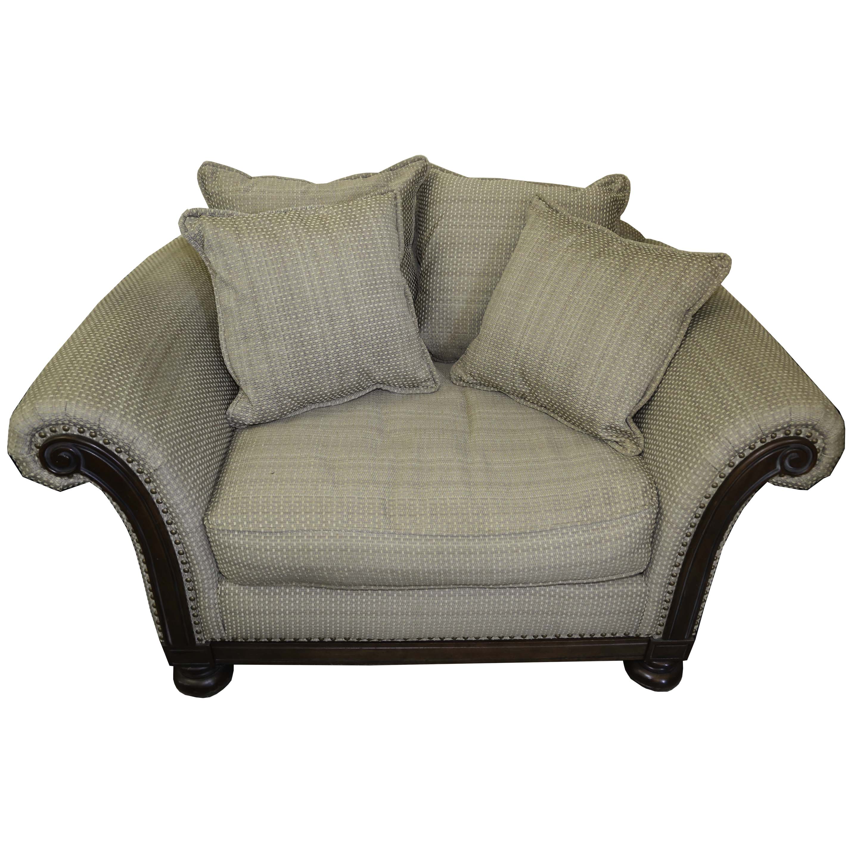 Upholstered Chair and a Half