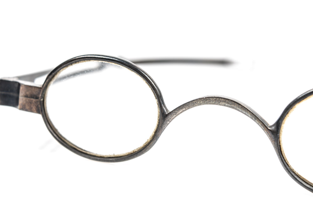 Antique James Peters Coin Silver Eyeglasses
