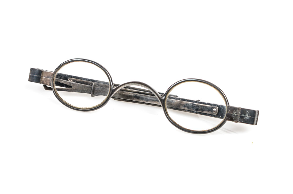 Antique James Peters Coin Silver Eyeglasses