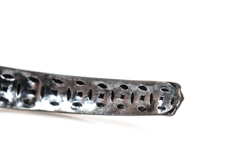 Late Qing Dynasty Sterling Silver Fingernail Guard