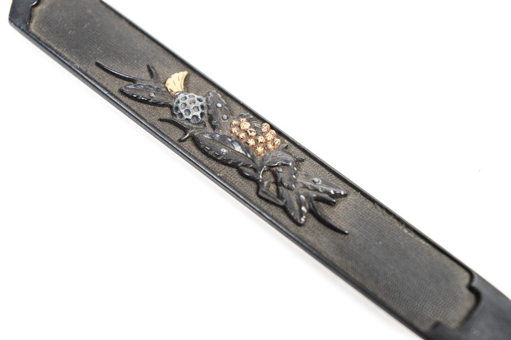 Antique Japanese Metal Kogai Hair Arranger Sword Accessory