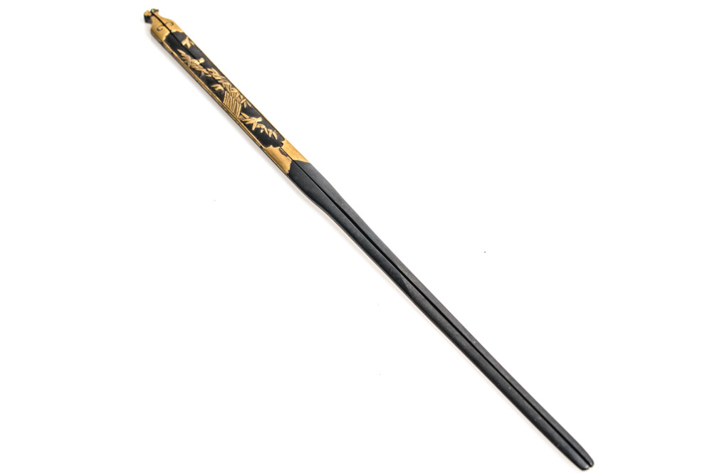 Antique Japanese Metal Wari-Kogai Sword Accessory