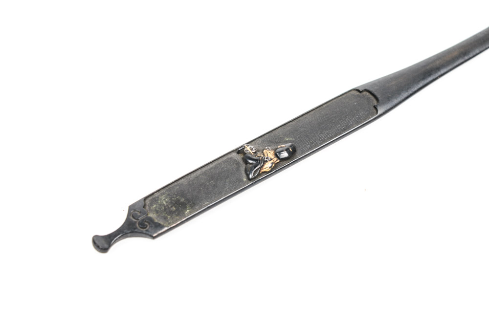 Antique Japanese Metal Kogai Hair Arranger Sword Accessory